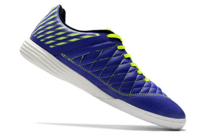 Nike Lunar Gato 2 IC Low-Tops Football Shoes - Blue/Yellow/White