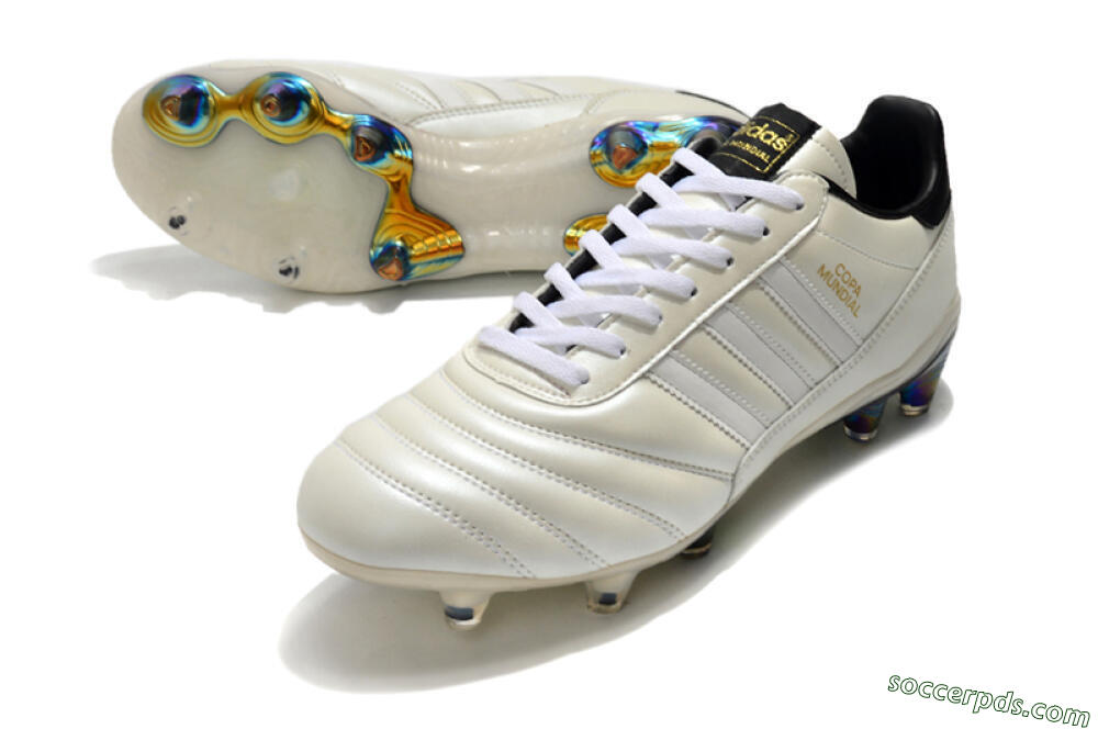 Adidas Copa Mundial 21 FG Low-Tops Football Boots - Beige/Black/White 5