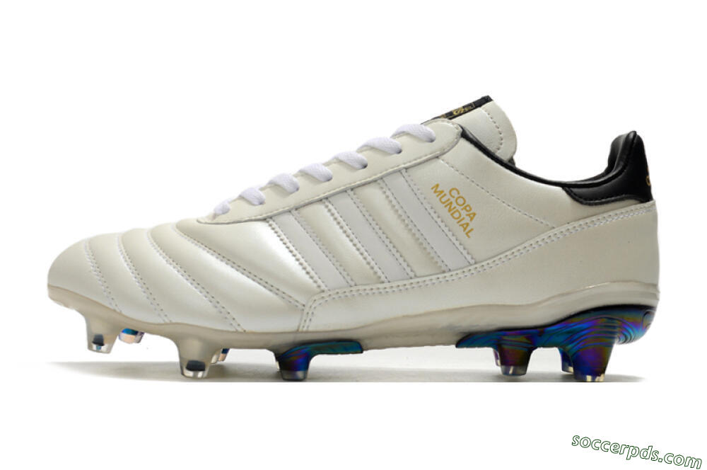 Adidas Copa Mundial 21 FG Low-Tops Football Boots - Beige/Black/White 4