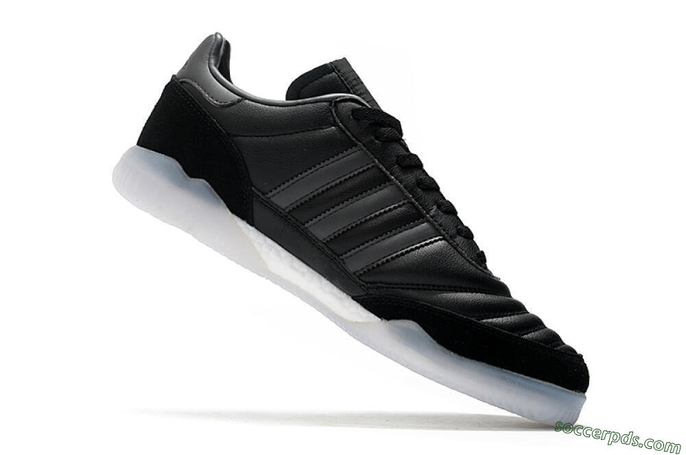 Adidas Copa Mundial IC Low-Tops Football Shoes - Black/White 4