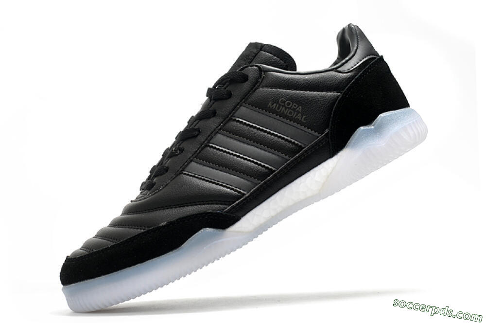 Adidas Copa Mundial IC Low-Tops Football Shoes - Black/White 5