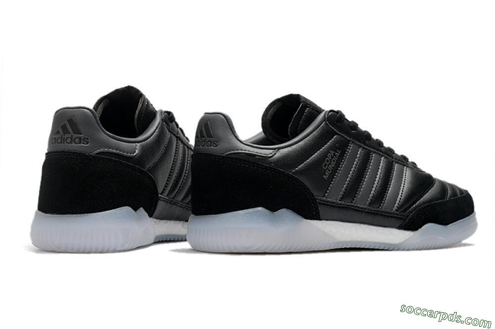 Adidas Copa Mundial IC Low-Tops Football Shoes - Black/White 6