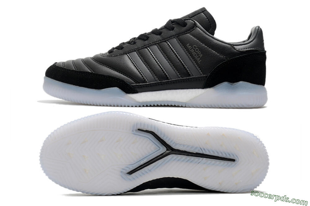 Adidas Copa Mundial IC Low-Tops Football Shoes - Black/White 0