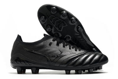 Mizuno Morelia Neo 3 FG Low-Tops Football Boots - Black/Black