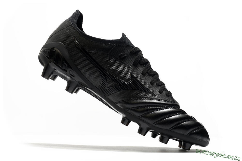 Mizuno Morelia Neo 3 FG Low-Tops Football Boots - Black/Black 4
