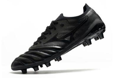 Mizuno Morelia Neo 3 FG Low-Tops Football Boots - Black/Black
