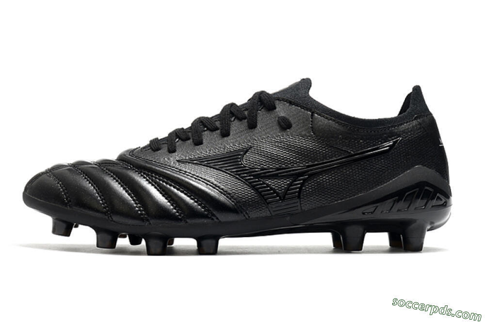 Mizuno Morelia Neo 3 FG Low-Tops Football Boots - Black/Black 2