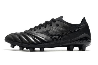 Mizuno Morelia Neo 3 FG Low-Tops Football Boots - Black/Black