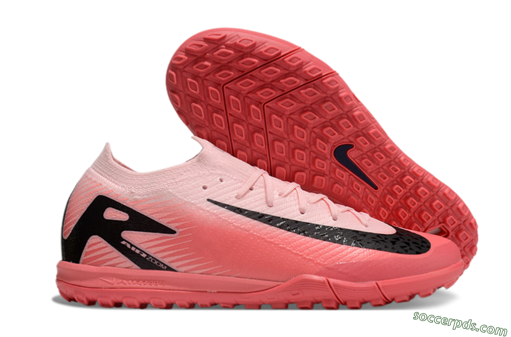 Nike Air Zoom Mercurial Vapor 16 Elite TF Low-Tops Football Shoes - Pink/Black 1