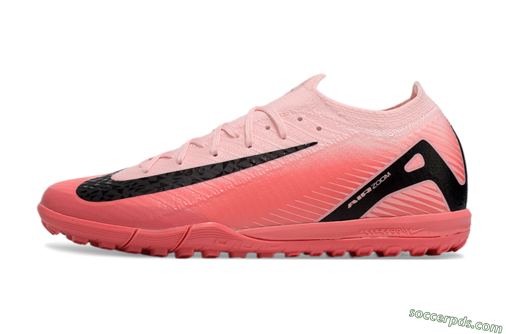 Nike Air Zoom Mercurial Vapor 16 Elite TF Low-Tops Football Shoes - Pink/Black 2