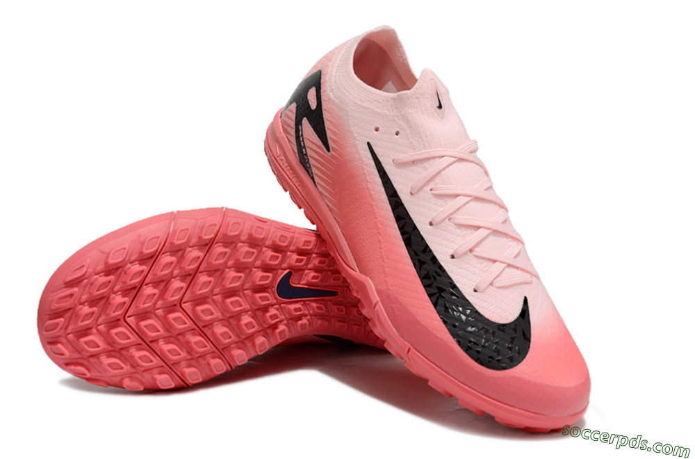 Nike Air Zoom Mercurial Vapor 16 Elite TF Low-Tops Football Shoes - Pink/Black 3