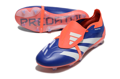 Adidas Predator Elite Foldover Tongue FG Low-Tops Football Boots - Blue/White/Orange