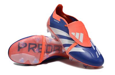 Adidas Predator Elite Foldover Tongue FG Low-Tops Football Boots - Blue/White/Orange