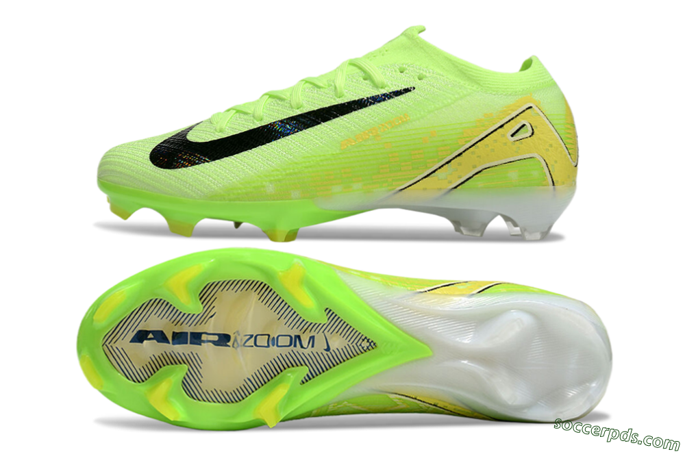 Nike Air Zoom Mercurial Vapor 16 Elite FG Low-Tops Football Boots - Green/Black/Yellow 0