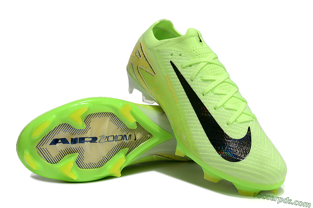 Nike Air Zoom Mercurial Vapor 16 Elite FG Low-Tops Football Boots - Green/Black/Yellow 3