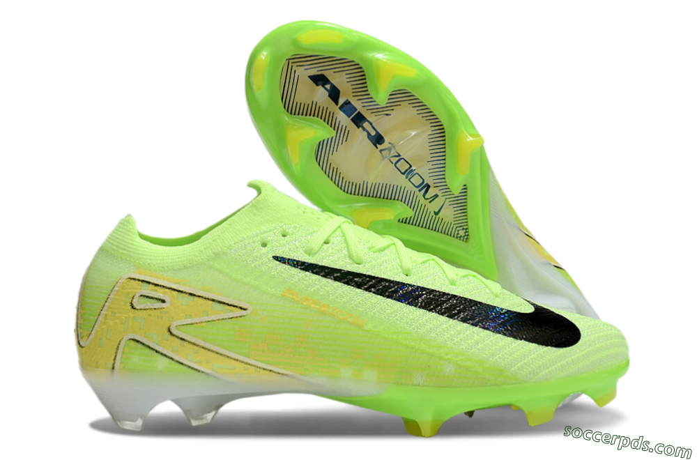 Nike Air Zoom Mercurial Vapor 16 Elite FG Low-Tops Football Boots - Green/Black/Yellow 1