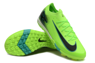 Nike Air Zoom Mercurial Vapor 16 Elite TF Low-Tops Football Shoes - Green/Black/Blue