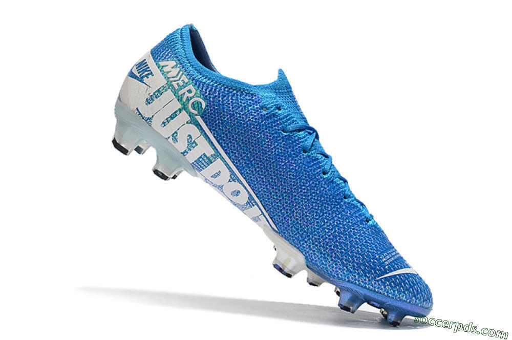 Nike Mercurial Vapor 13 Elite FG Low-Tops Football Boots - Blue/White 7