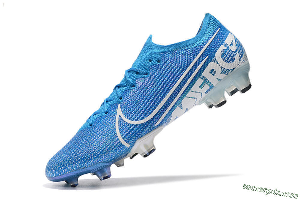 Nike Mercurial Vapor 13 Elite FG Low-Tops Football Boots - Blue/White 8