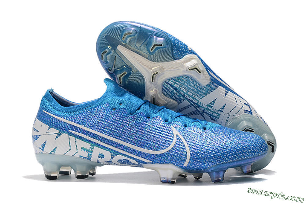 Nike Mercurial Vapor 13 Elite FG Low-Tops Football Boots - Blue/White 1