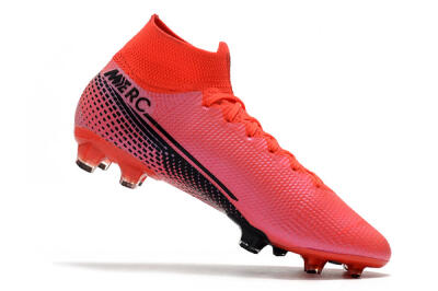 Nike Mercurial Superfly 7 Elite FG High-Tops Football Boots - Red/Black