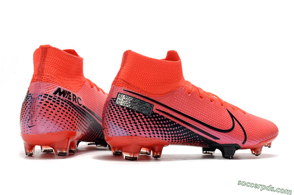 Nike Mercurial Superfly 7 Elite FG High-Tops Football Boots - Red/Black 9