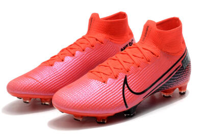 Nike Mercurial Superfly 7 Elite FG High-Tops Football Boots - Red/Black