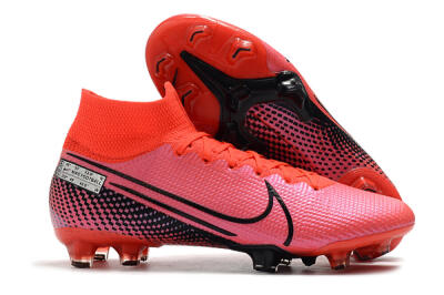 Nike Mercurial Superfly 7 Elite FG High-Tops Football Boots - Red/Black