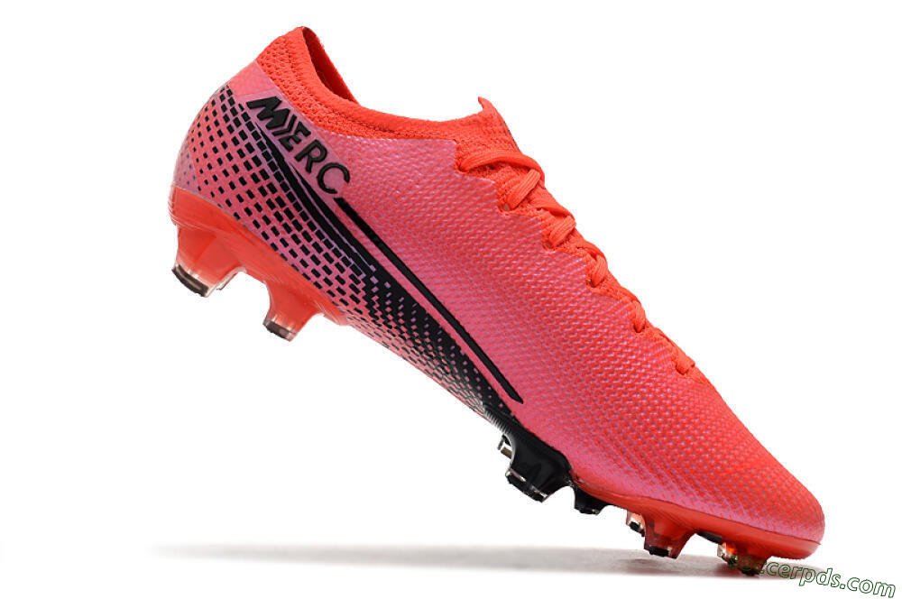 Nike Mercurial Vapor 13 Elite FG Low-Tops Football Boots - Red/Black 7