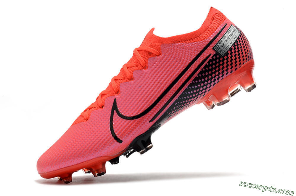 Nike Mercurial Vapor 13 Elite FG Low-Tops Football Boots - Red/Black 8