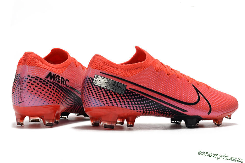 Nike Mercurial Vapor 13 Elite FG Low-Tops Football Boots - Red/Black 9