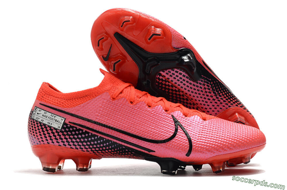 Nike Mercurial Vapor 13 Elite FG Low-Tops Football Boots - Red/Black 1