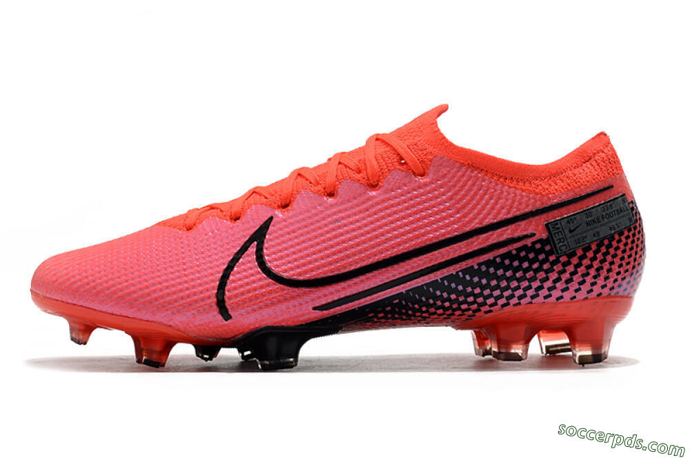 Nike Mercurial Vapor 13 Elite FG Low-Tops Football Boots - Red/Black 2