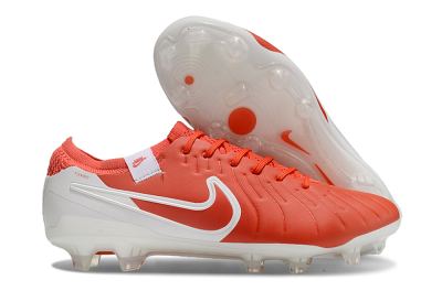Nike Tiempo Legend 10 Elite FG Low-Tops Football Boots - Red/White