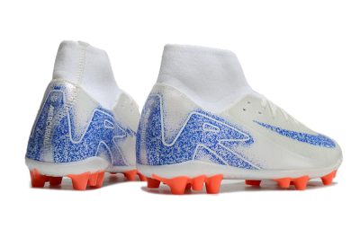 Nike Mercurial Superfly 10 Academy FG High-Tops Football Boots - White/Blue/Orange