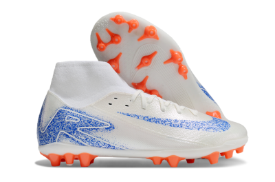 Nike Mercurial Superfly 10 Academy FG High-Tops Football Boots - White/Blue/Orange