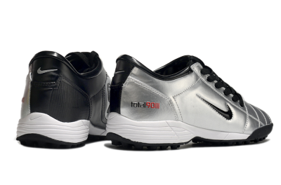 Nike Total 90 II TF Low-Tops Football Shoes - Silver/Black/Red