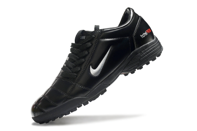 Nike Total 90 II TF Low-Tops Football Shoes - Black/White/Red