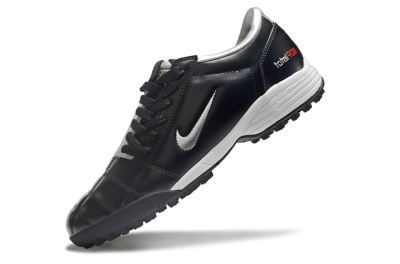 Nike Total 90 II TF Low-Tops Football Shoes - Black/Silver/Red