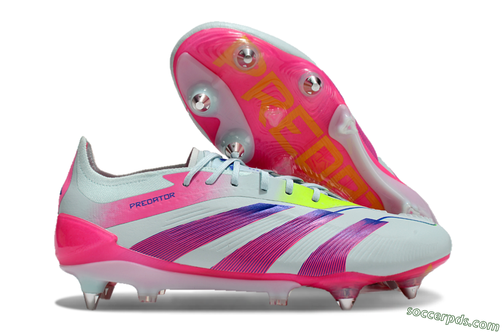 Adidas Predator Elite 24 SG Low-Tops Football Boots - Jade/Pink/Blue 1