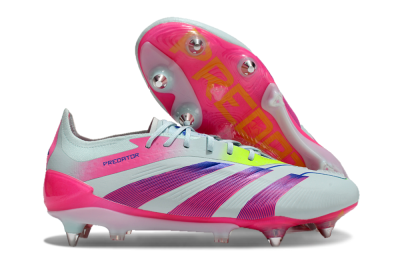 Adidas Predator Elite 24 SG Low-Tops Football Boots - Jade/Pink/Blue