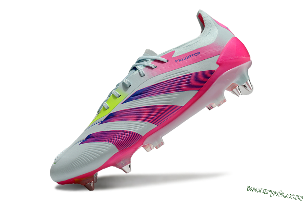 Adidas Predator Elite 24 SG Low-Tops Football Boots - Jade/Pink/Blue 5