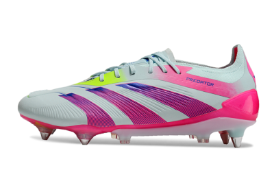 Adidas Predator Elite 24 SG Low-Tops Football Boots - Jade/Pink/Blue