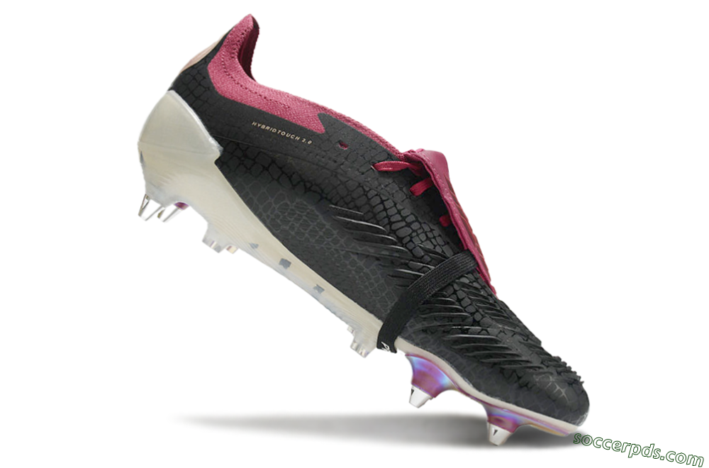 Adidas Predator Elite Foldover Tongue SG Low-Tops Football Boots - Black/White/Red 4