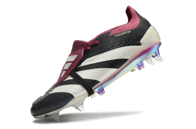 Adidas Predator Elite Foldover Tongue SG Low-Tops Football Boots - Black/White/Red