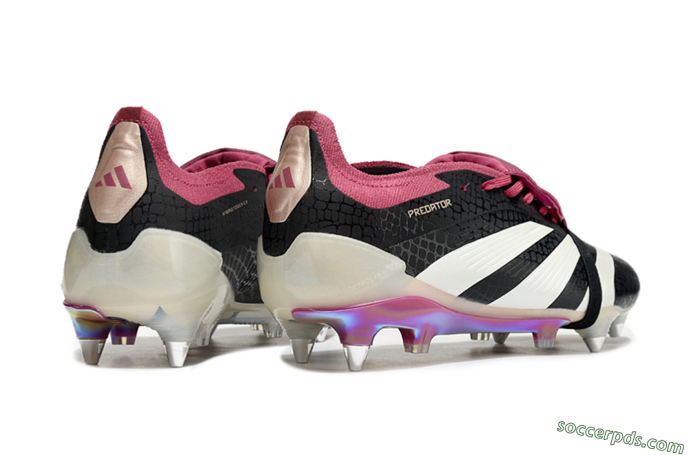 Adidas Predator Elite Foldover Tongue SG Low-Tops Football Boots - Black/White/Red 6