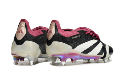 Adidas Predator Elite Foldover Tongue SG Low-Tops Football Boots - Black/White/Red