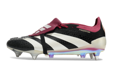 Adidas Predator Elite Foldover Tongue SG Low-Tops Football Boots - Black/White/Red
