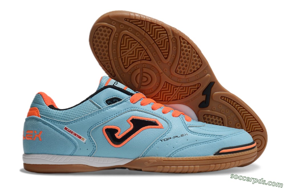 Joma Top Flex 920 IC Low-Tops Football Shoes - Blue/Orange/Black 1