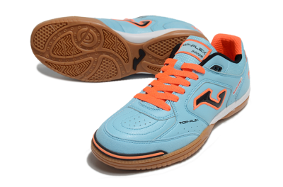Joma Top Flex 920 IC Low-Tops Football Shoes - Blue/Orange/Black